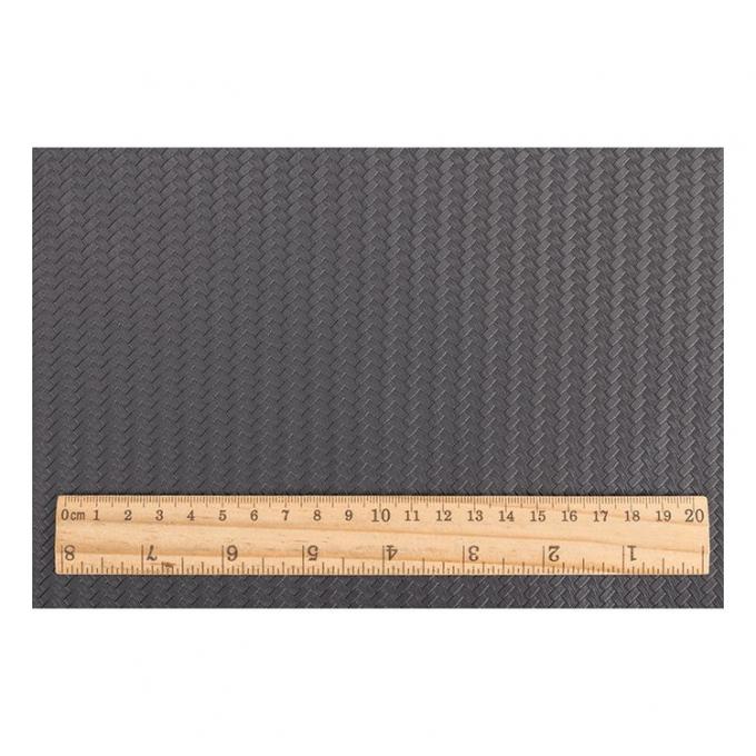 Tejido de cuero sintético con patrón de tejido oblicuo de PVC para bolsos, tapicería, embalaje, carteras, cajas, zapatos, cuadernos 6