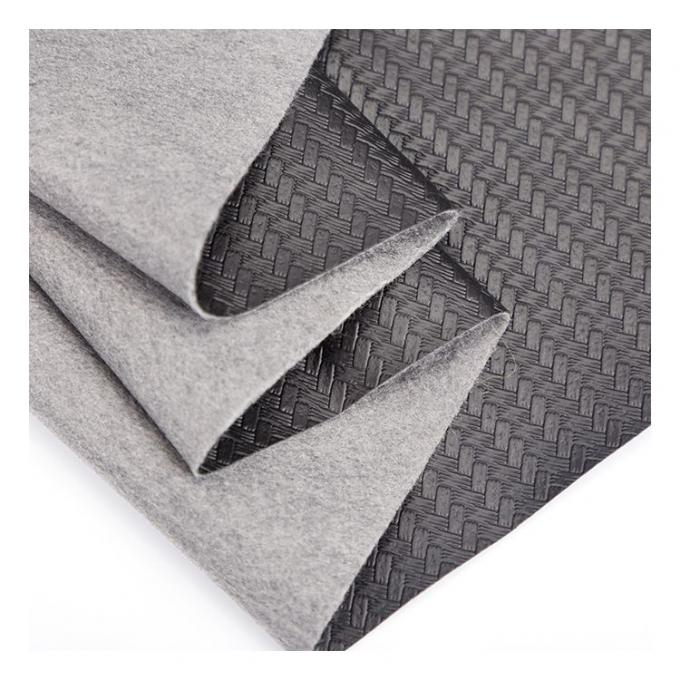 Tejido de cuero sint&eacute;tico con patr&oacute;n de tejido oblicuo de PVC para bolsos, tapicer&iacute;a, embalaje, carteras, cajas, zapatos, cuadernos 12