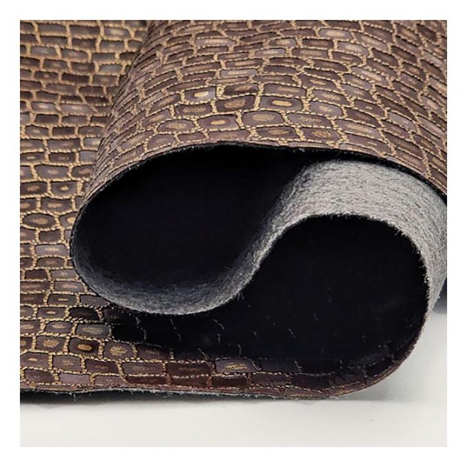 Venta al por mayor Pvc Piedra Perla Patrón de grano Cuero sintético Artificial Embalaje Cartera Caja de zapatos Cuaderno de notas Tejido de cuero falso 12