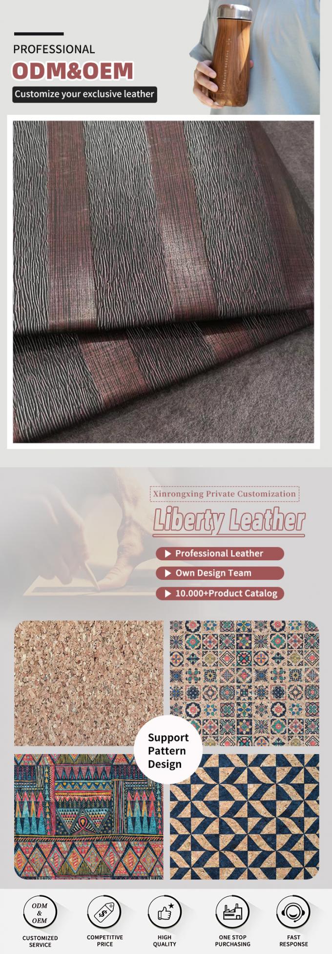 Brillo Perlado Patr&oacute;n de Grano de Madera de PVC Cuero Sint&eacute;tico Artificial Fondo Pared Cartera Caja Zapatos Cuaderno Tela de Cuero 4