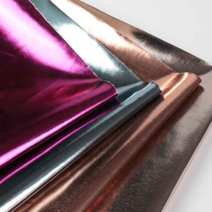 Pel&iacute;cula met&aacute;lica PU R61 Cereales de ovejas Cuero sint&eacute;tico Ropa de bolsillo Caja de zapatos Bolso de notas Tejido de cuero falso 7