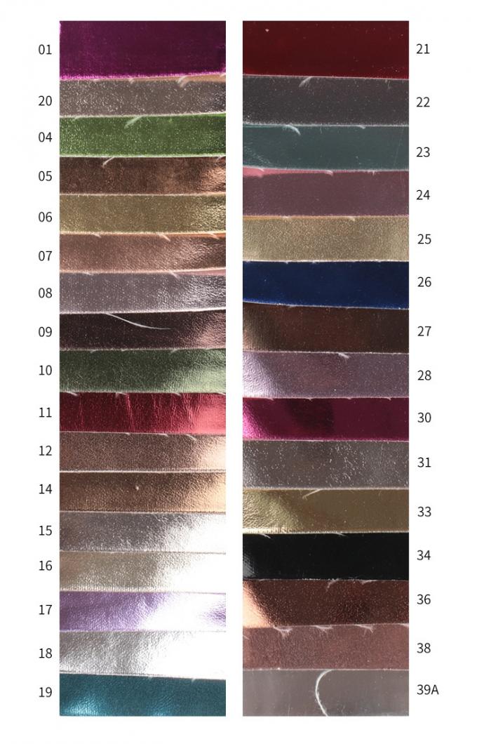 Pel&iacute;cula met&aacute;lica PU R61 Cereales de ovejas Cuero sint&eacute;tico Ropa de bolsillo Caja de zapatos Bolso de notas Tejido de cuero falso 11