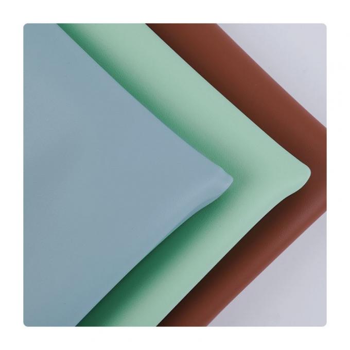 Funda de cartera de cuero sintético de grano arenoso rectificado de 1,3 mm Semi PU, zapatos, cuaderno, alfombrilla de mesa, tela de cuero 7