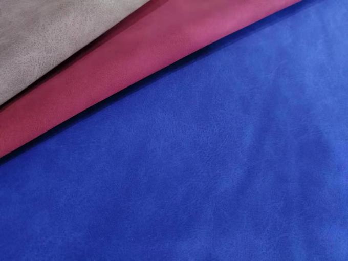 PU Nubuck Cuero Sintético Tela Imitación Algodón Fondo Zapatos Bolsos Cuaderno Tela Spot Venta al por mayor 5