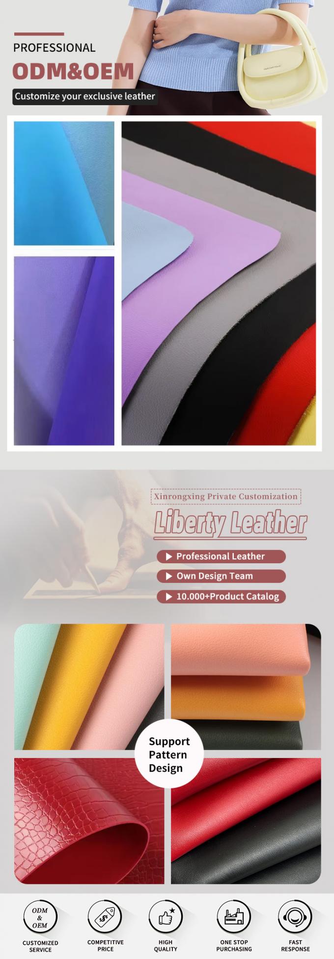 Cuero sint&eacute;tico de PU de microfibra de imitaci&oacute;n con resistencia al despegue de 5 kg para zapatos, bolsos, cinturones, sof&aacute;s, guantes, tela de cuero sint&eacute;tico 4