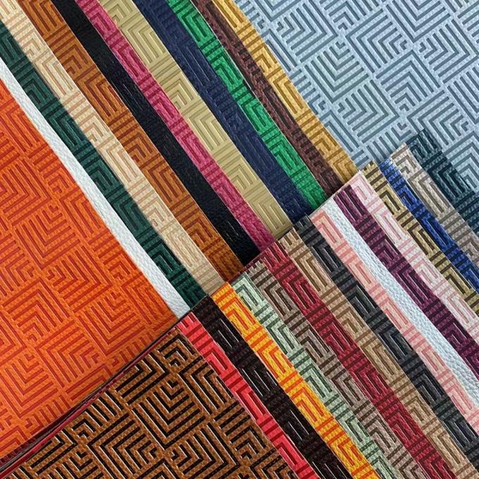 Personalizar Vinilo PU con Cambio de Color de Moda en Relieve Cuero Sintético para Zapatos, Bolsos, Manteles y Tela de Piel Sintética 6