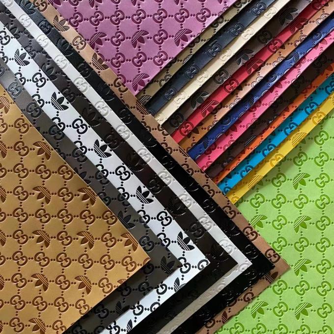 Personalizar Vinilo PU con Cambio de Color de Moda en Relieve Cuero Sintético para Zapatos, Bolsos, Manteles y Tela de Piel Sintética 7