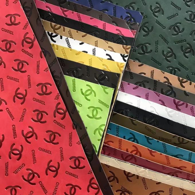 Personalizar Vinilo PU con Cambio de Color de Moda en Relieve Cuero Sintético para Zapatos, Bolsos, Manteles y Tela de Piel Sintética 8