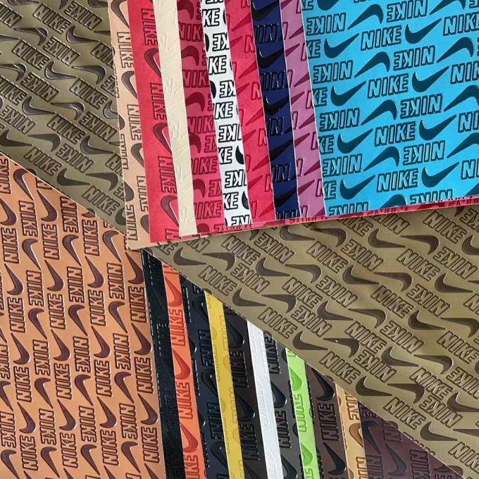 Personalizar Vinilo PU con Cambio de Color de Moda en Relieve Cuero Sintético para Zapatos, Bolsos, Manteles y Tela de Piel Sintética 10