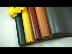 PVC 158 Patrón de grano de piel de vaca Cuero sintético artificial para bolsas zapatos Tejido de cuero falso