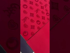 Cuero sintético prensado de PU para bolsa de zapatos, paquete, mantel, tela de cuero sintético